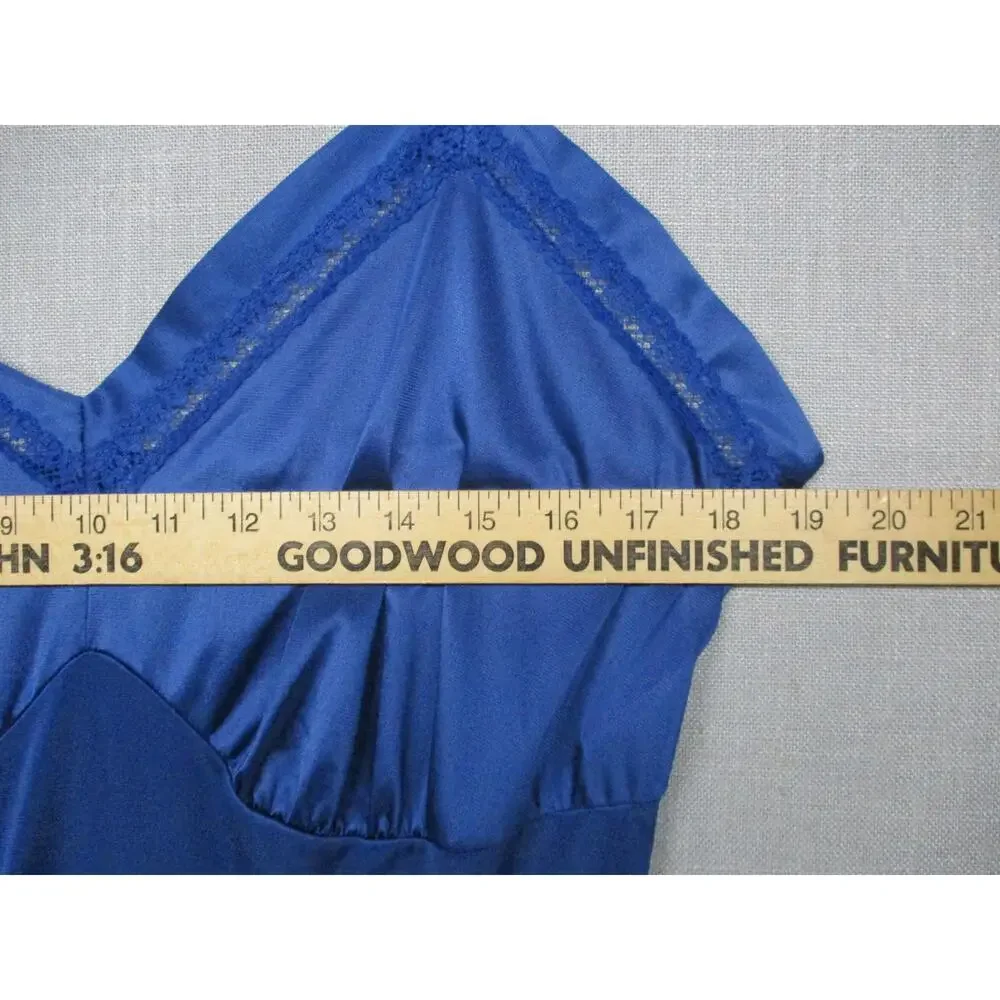 Figurfit Blue Elegant Chic Slip Dress Women Size 42‎